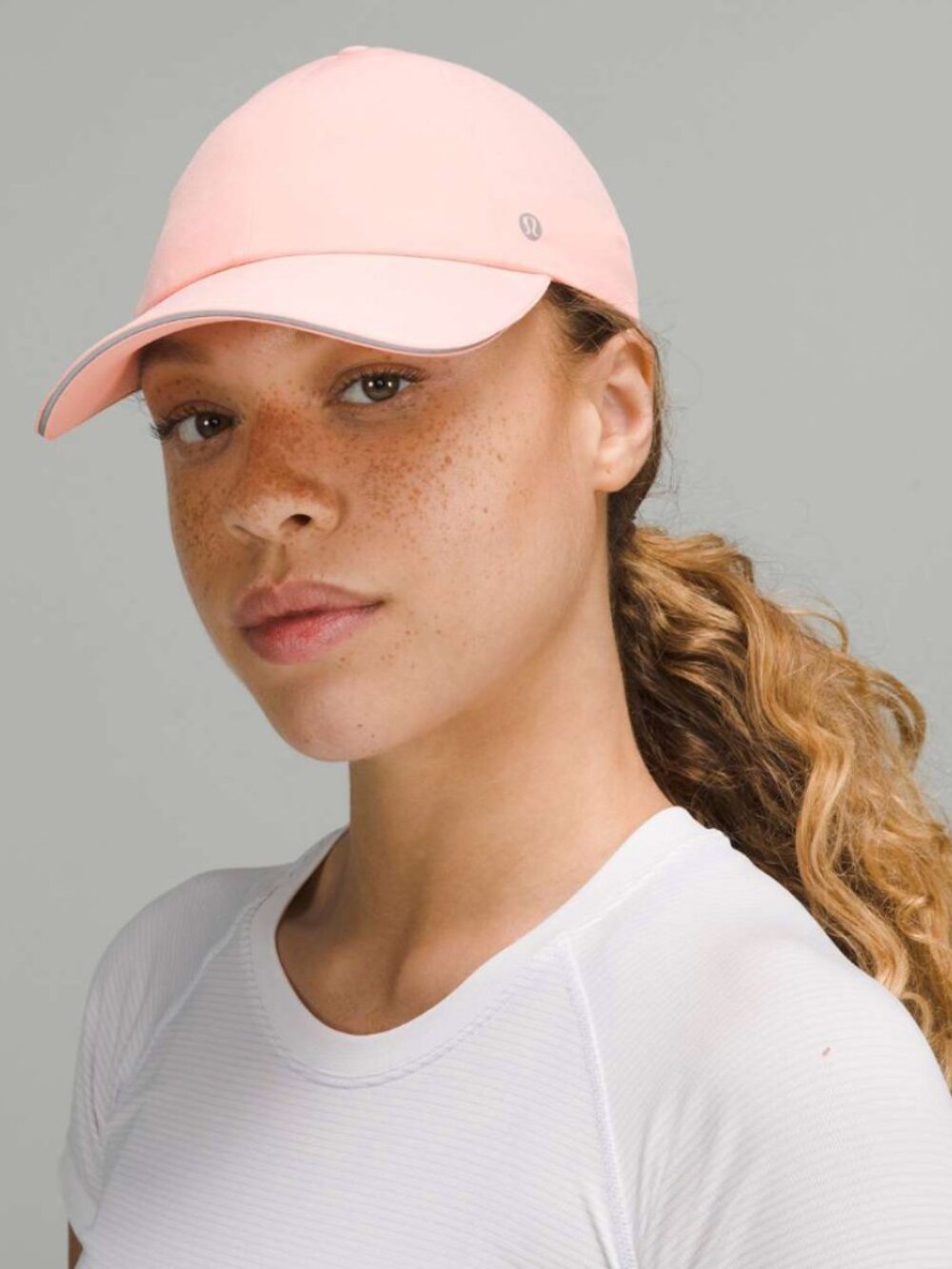 lululemon athletica Fast and Free Run Hat in Dew Pink